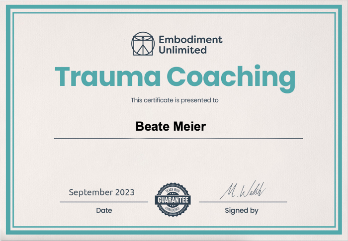 Zertifikat Trauma Coaching